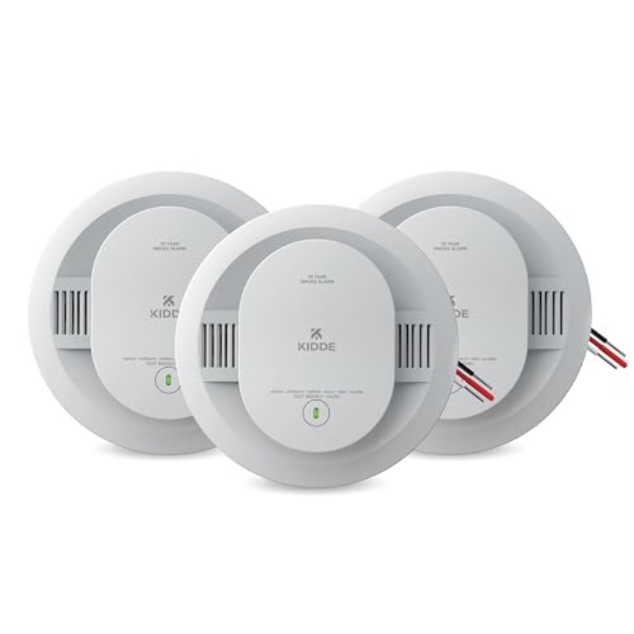 Smoke Detector Interconnected - Smoke Detector for home safety, ABS