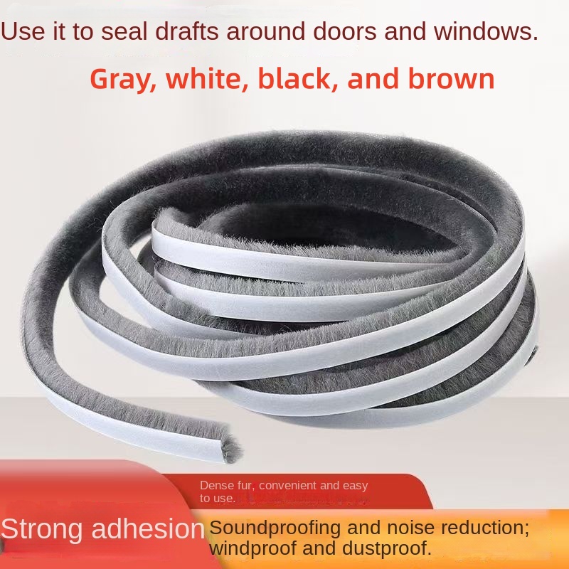 Window Lock Bar - 5/10/20m eters Brush Strip Self Adhesive