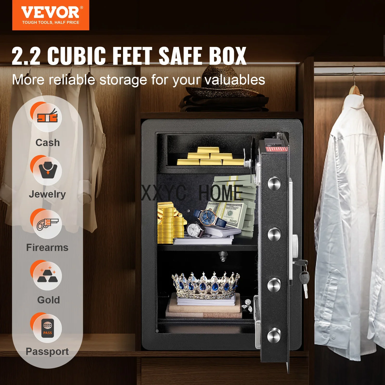 Electric Safe 2.2/1.8 Cubic Fe - огляд і ціна Fire Safe Document