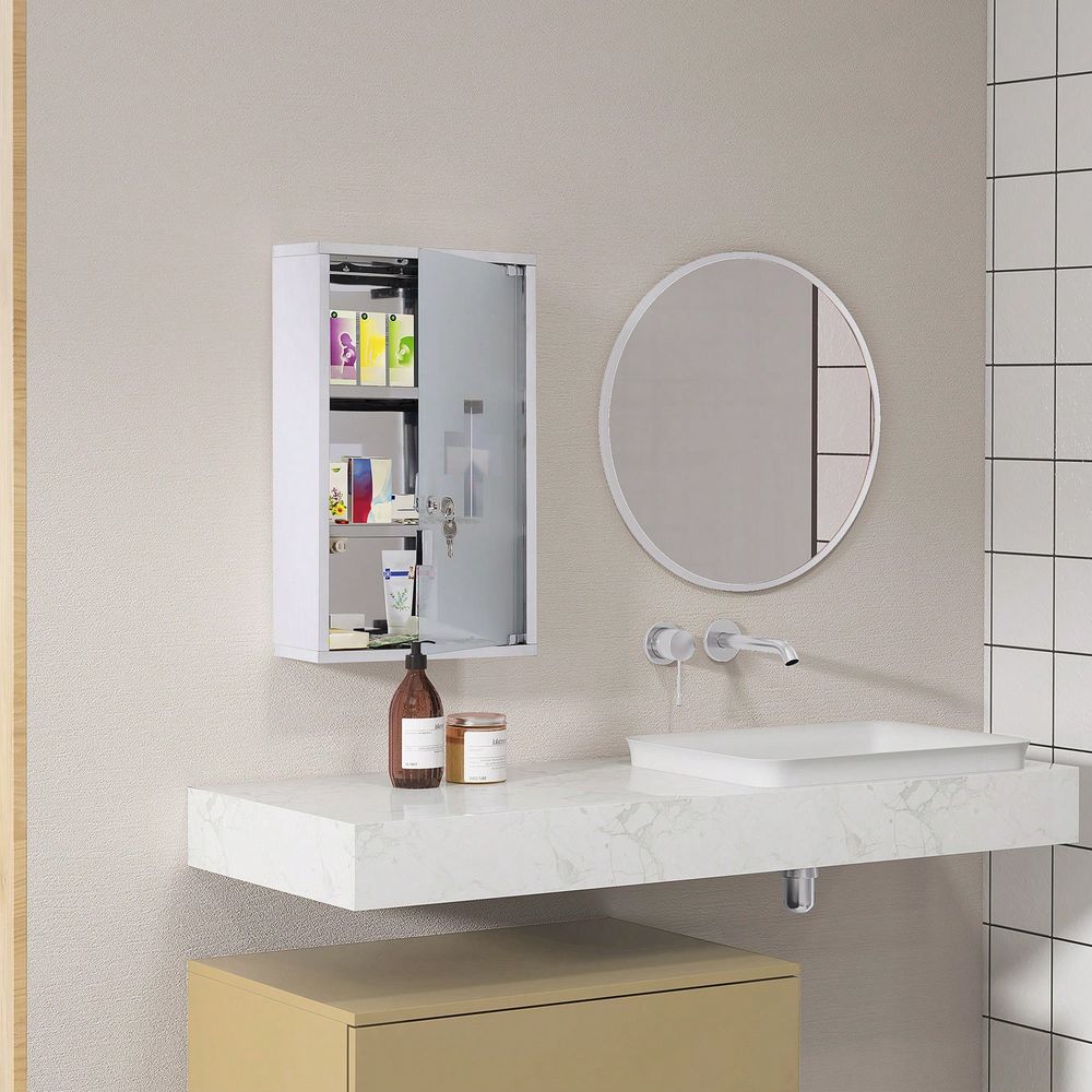 Wall Medicine Cabinet With Loc - огляд і ціна Medicine Cabinet Lock