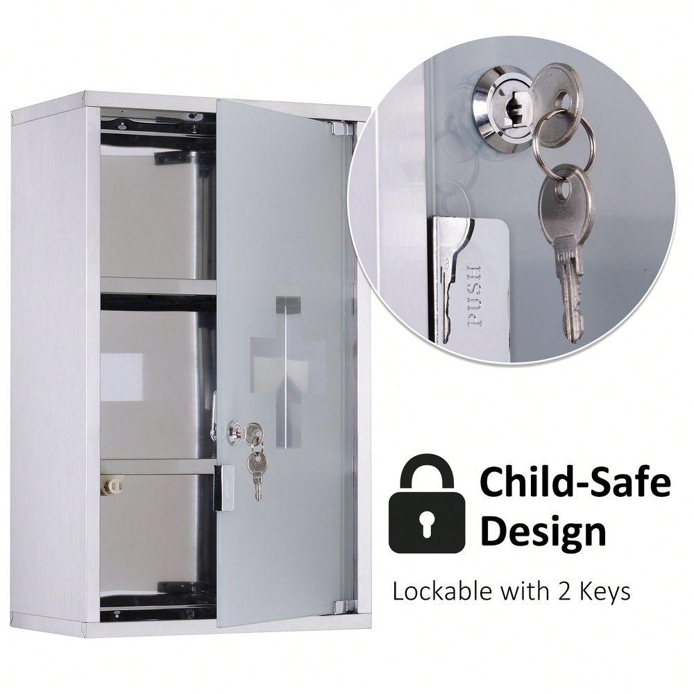 Wall Medicine Cabinet With Loc - огляд і ціна Medicine Cabinet Lock