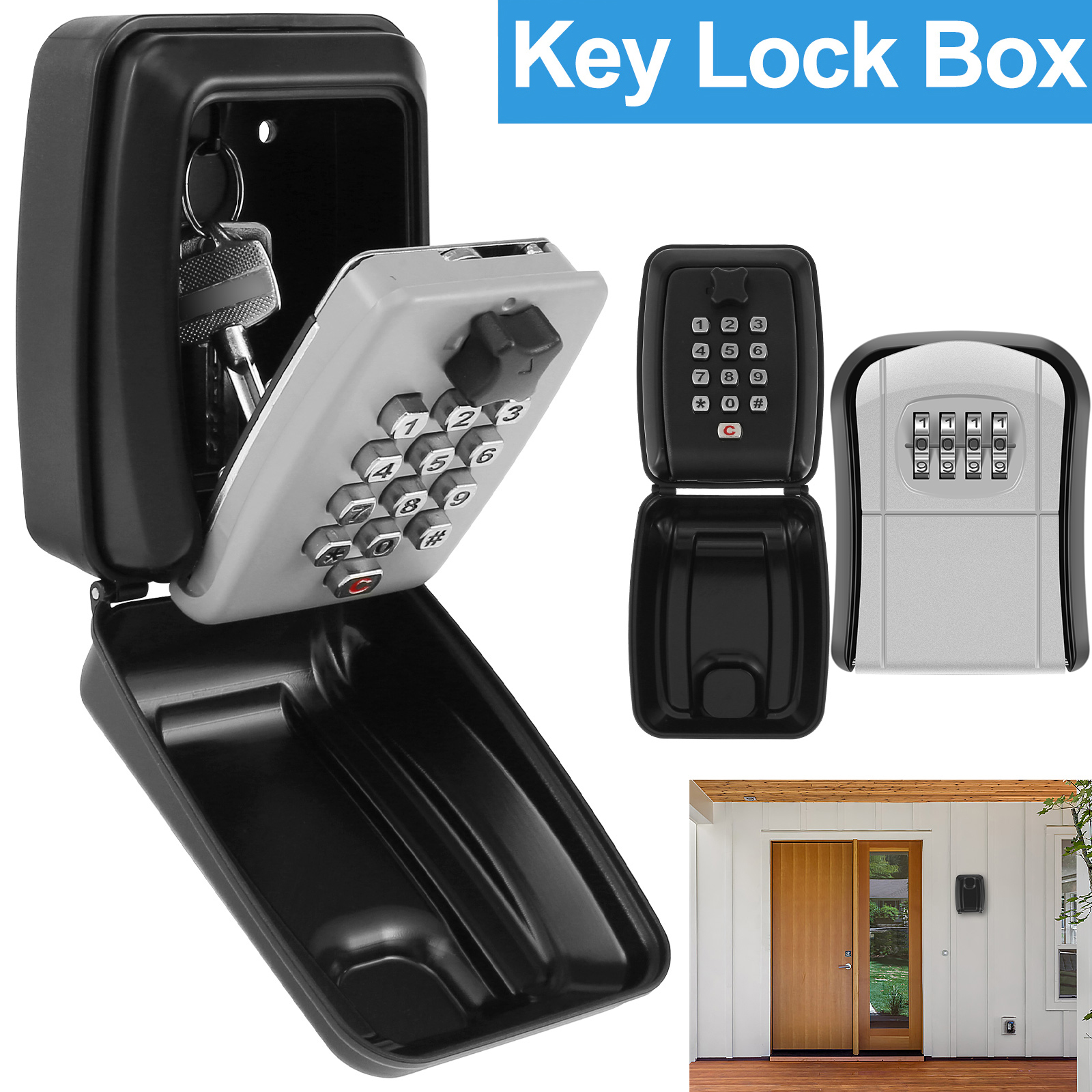 Key Lock Box Wall-Mount Secret - огляд і ціна Lockbox Key Secure