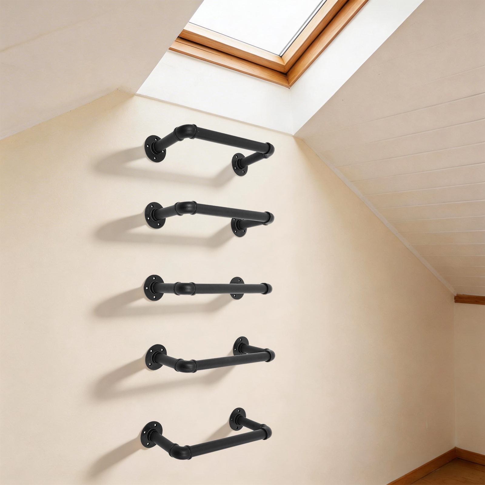 5 Pcs Wall Mounted Emergency E - огляд і ціна Fire Escape Ladder