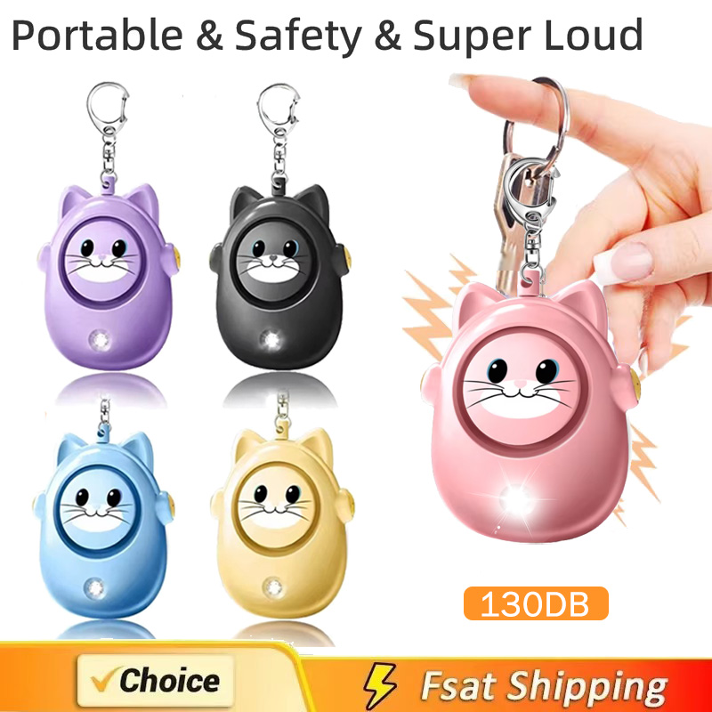 Cute Cat Personal Self Defense - огляд і ціна Personal Alarm Keychain