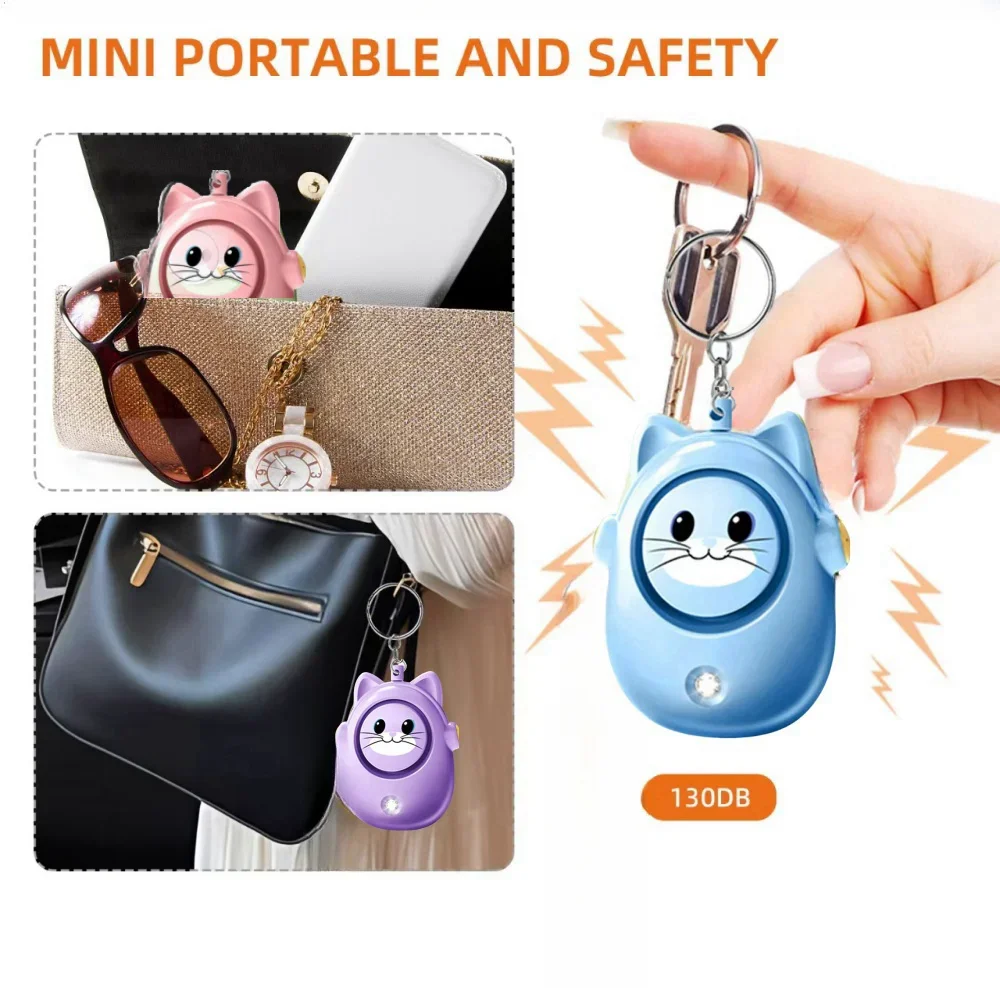 Cute Cat Personal Self Defense - огляд і ціна Personal Alarm Keychain