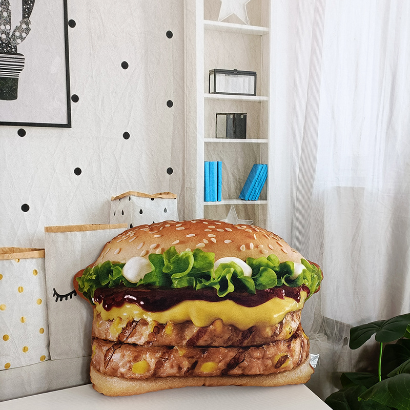 Lifelike Plush Hamburger Pillo - огляд і ціна Fire Blanket Kitchen