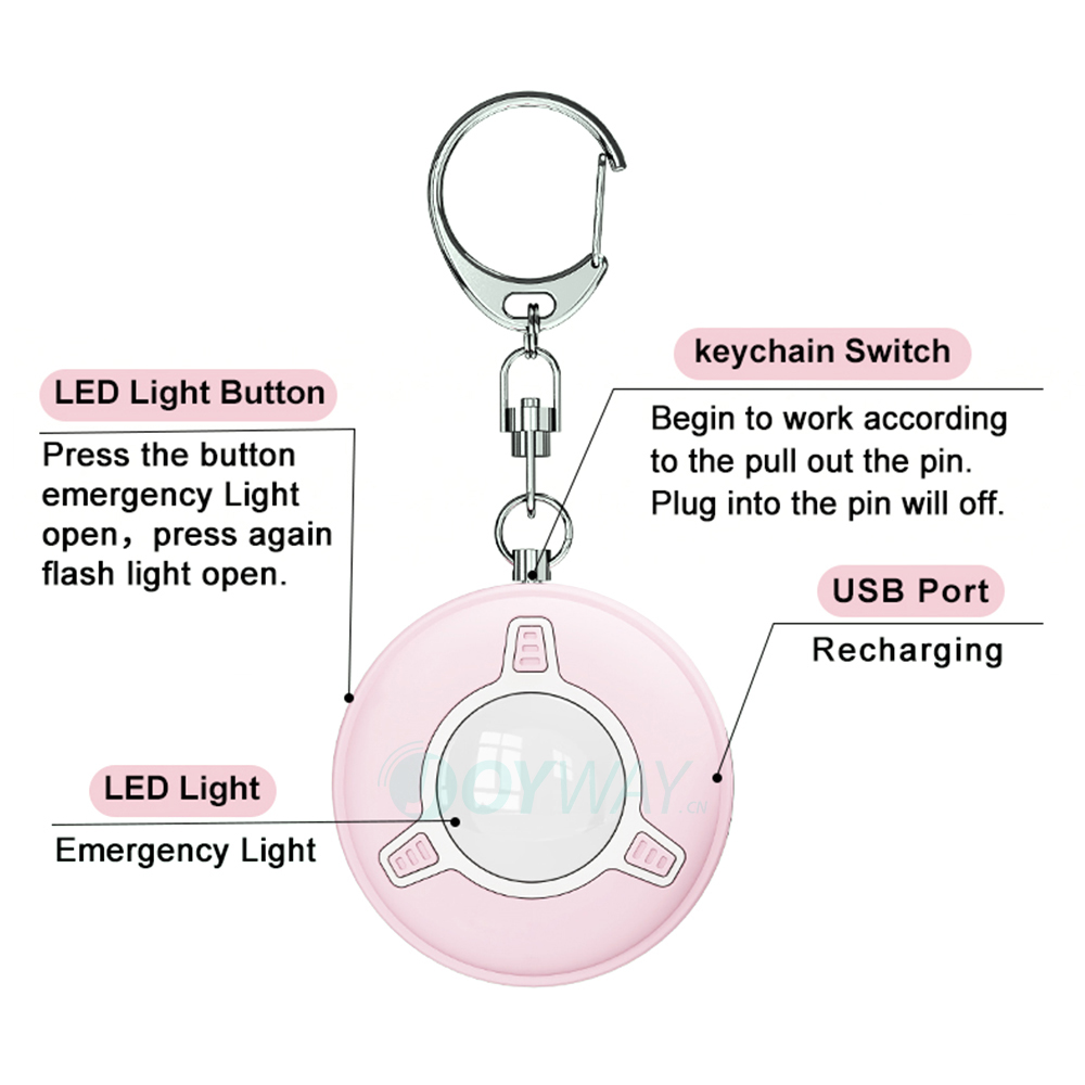 JOYWAY New Personal 130dB Sire - огляд і ціна Personal Alarm Keychain