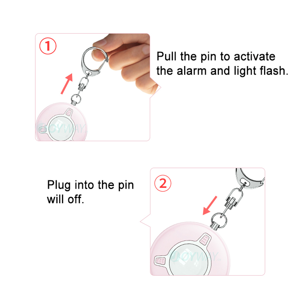 JOYWAY New Personal 130dB Sire - огляд і ціна Personal Alarm Keychain