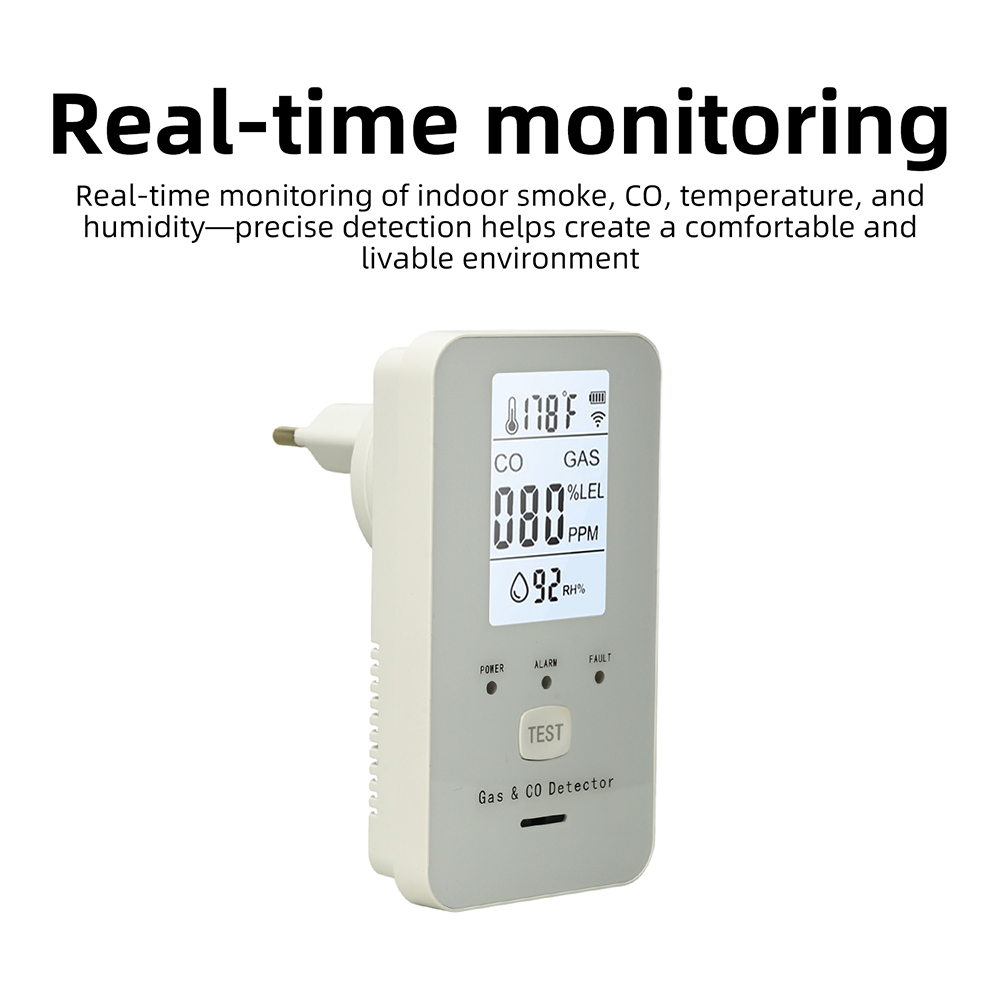 GC03 4-in-1 Gas & CO Detector  - огляд і ціна Co Detector Plug