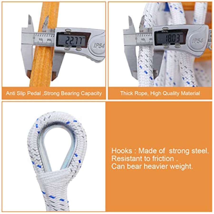 Rope Ladder, 49 Feet Emergency - огляд і ціна Fire Escape Ladder