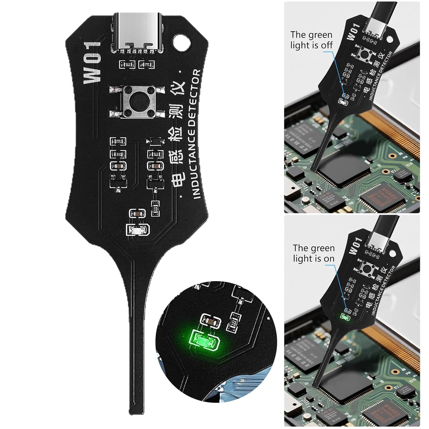 1PC W01 Motherboard Coil Teste - огляд і ціна Co Detector Plug