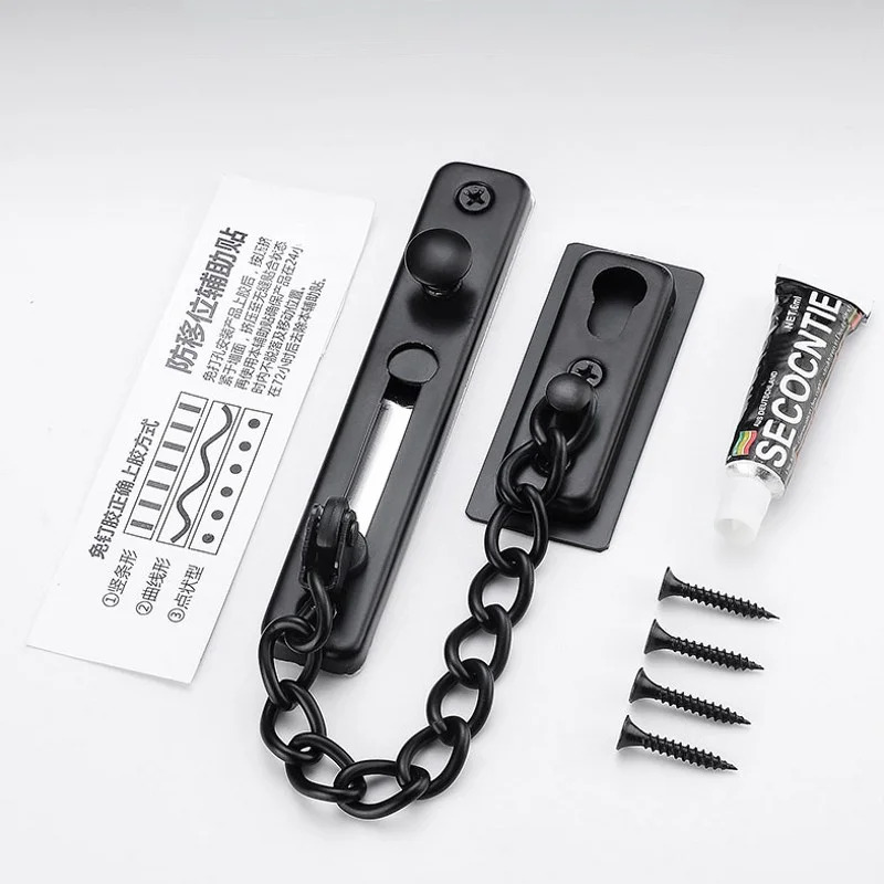 Multi-Color Stainless Steel An - огляд і ціна Security Chain Door