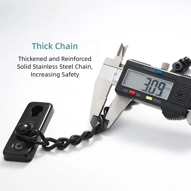 Multi-Color Stainless Steel An - огляд і ціна Security Chain Door