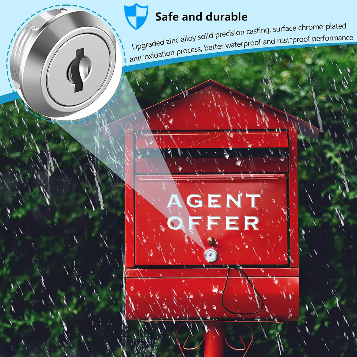 Single Unlock Set,1 Pack Keyed - огляд і ціна Medicine Cabinet Lock