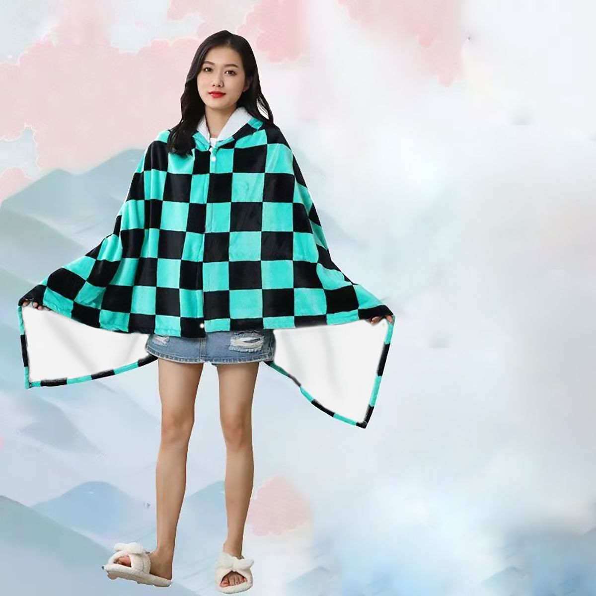 Anime Flannel Blanket Hoodie S - огляд і ціна Fire Blanket Kitchen