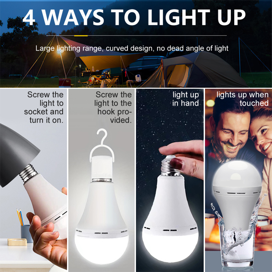 LED Rechargeable Light Bulb Hi - огляд і ціна Power Outage Light