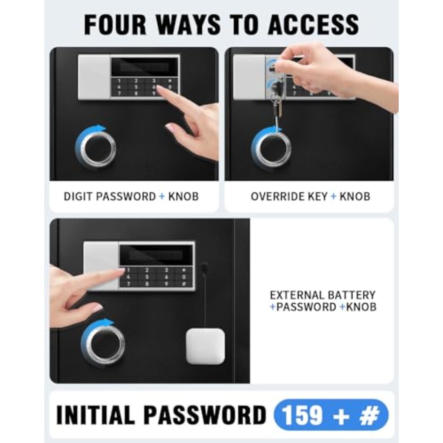 8.4 CuFt Heavy Duty Home Safe  - огляд і ціна Lockbox Key Secure