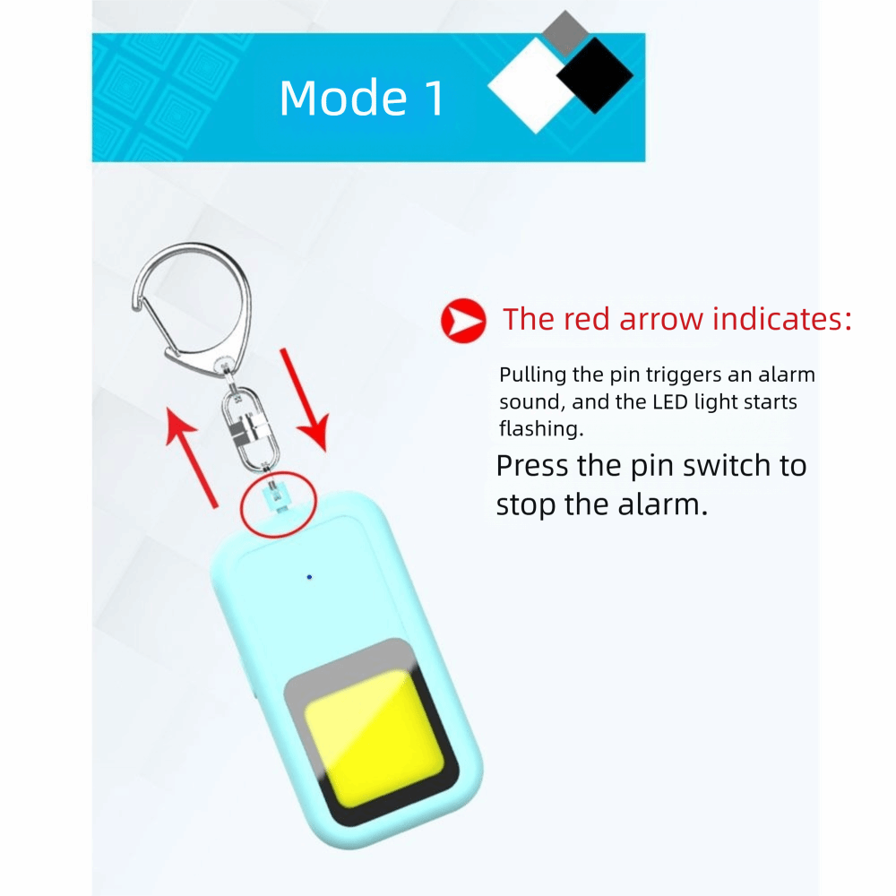 130 DB Safe Sound Personal Ala - огляд і ціна Personal Alarm Keychain
