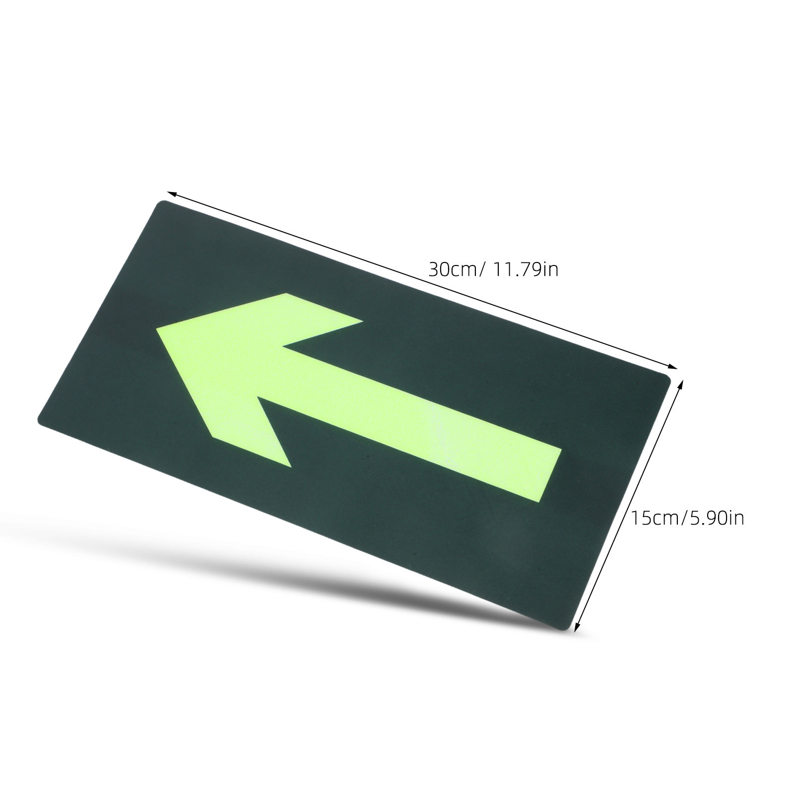 8Pcs Luminous Emergency Fire E - огляд і ціна Emergency Exit Sign