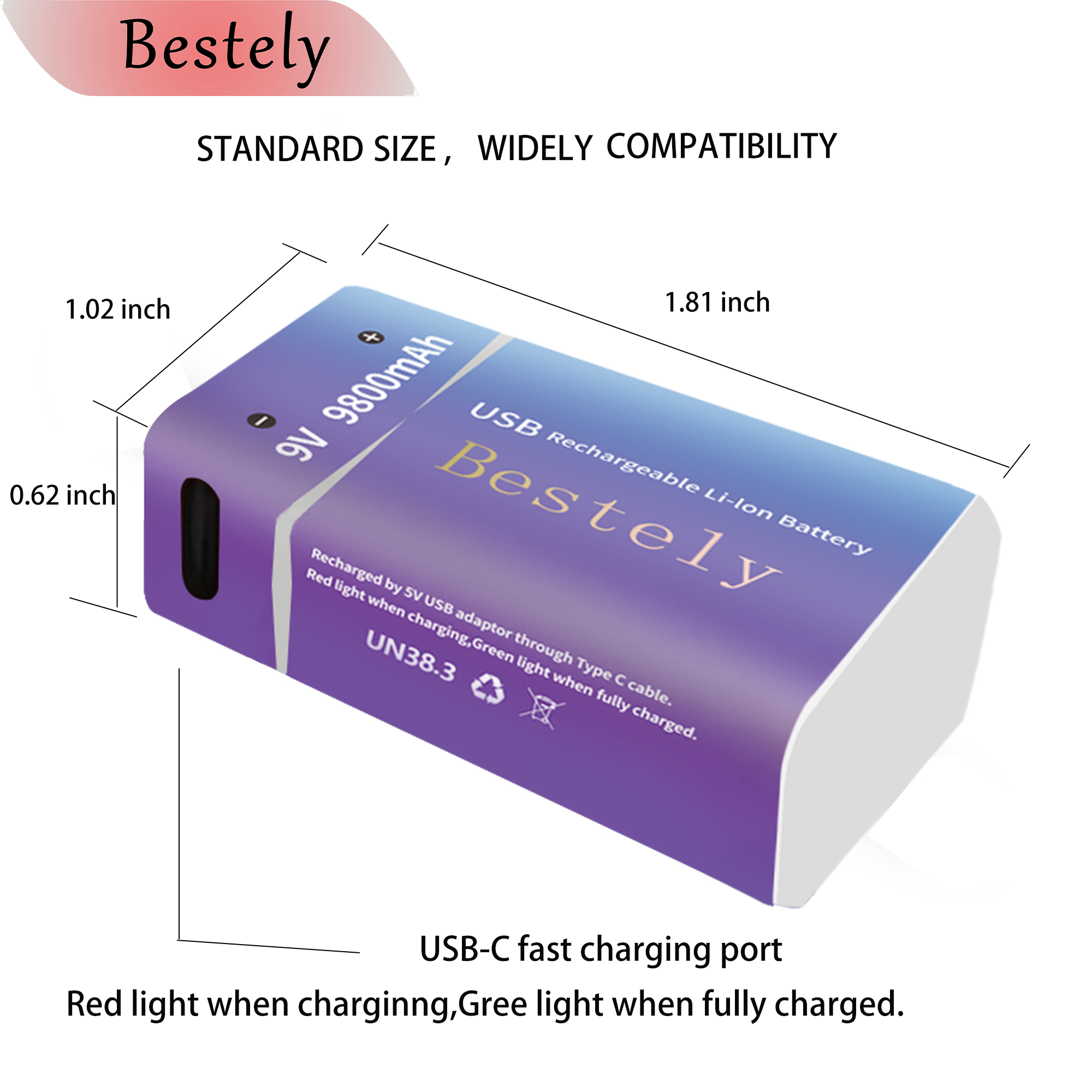 New 9V Rechargeable Li-ion Bat - огляд і ціна Smoke Detector Interconnected