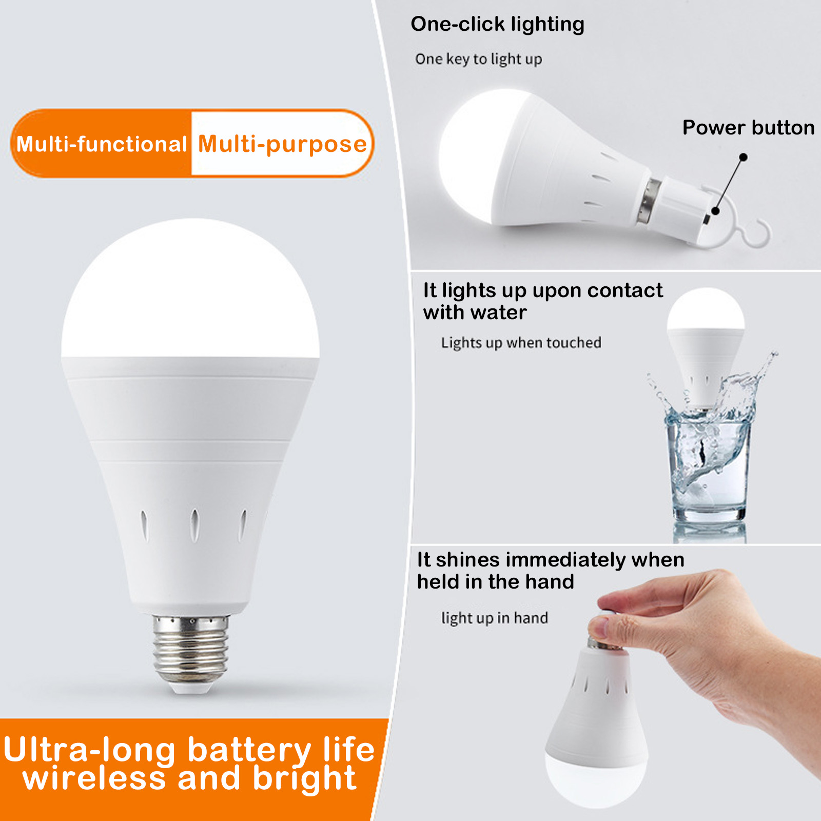 12W Rechargeable LED Emergency - огляд і ціна Power Outage Light