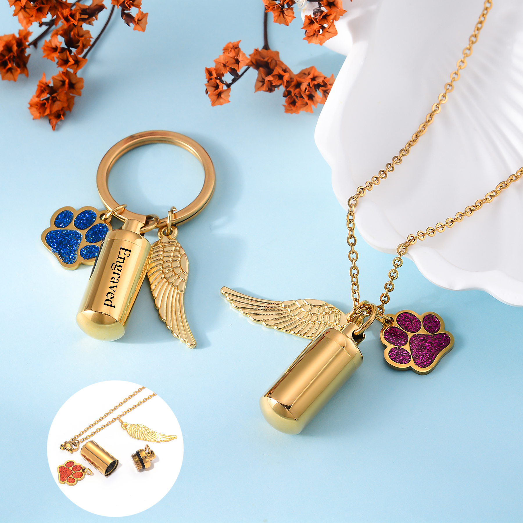 Personalized  Stainless Steel  - огляд і ціна Personal Alarm Keychain