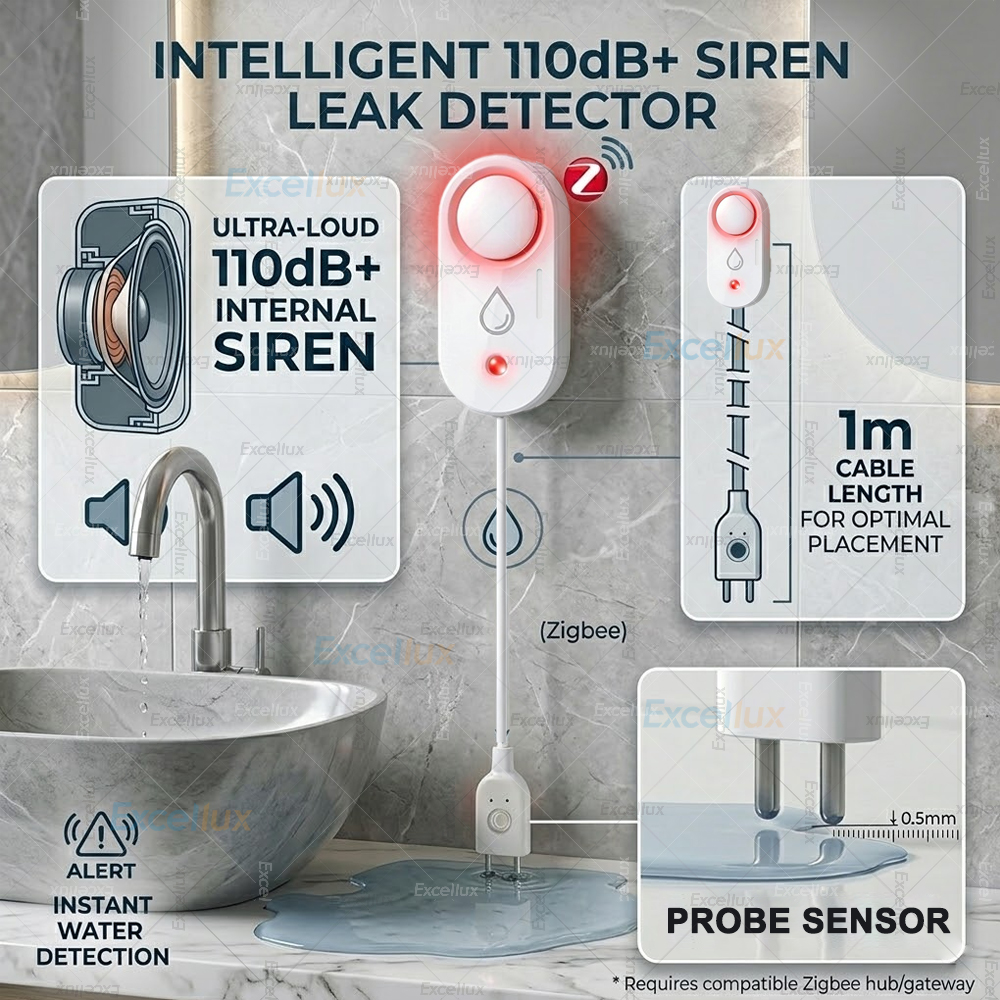 Smart Water Leak Sensor ZigBee - огляд і ціна Water Alarm Sensor