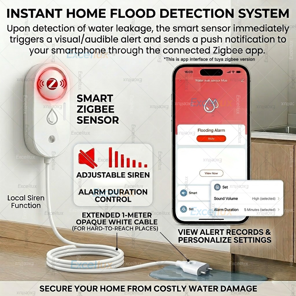 Smart Water Leak Sensor ZigBee - огляд і ціна Water Alarm Sensor