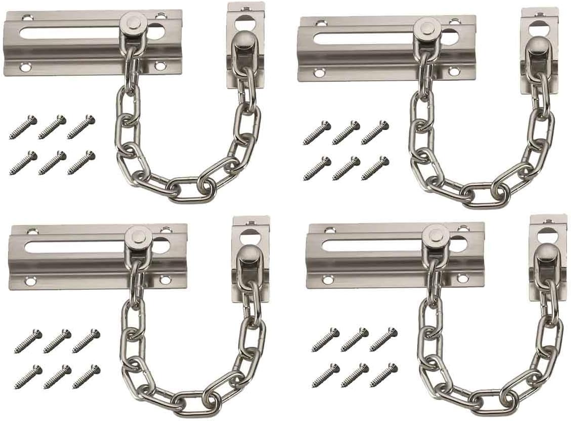 4PCS Door Chain Guard Security - огляд і ціна Security Chain Door