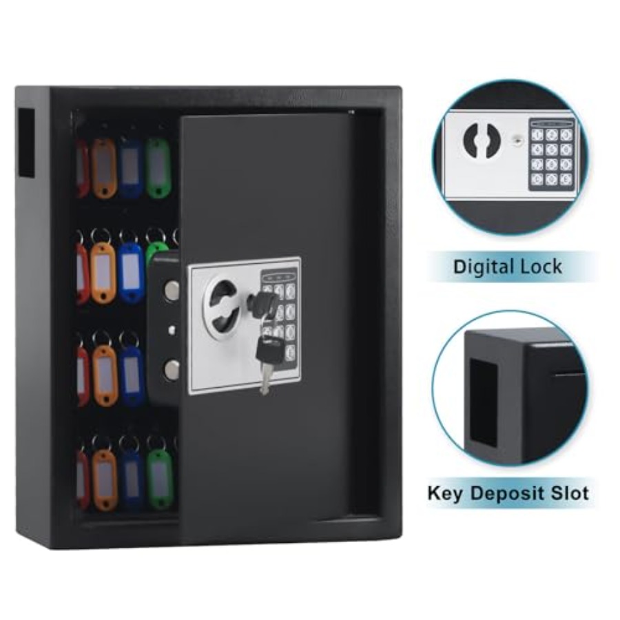 Wall mount electronic key cabi - огляд і ціна Lockbox Key Secure
